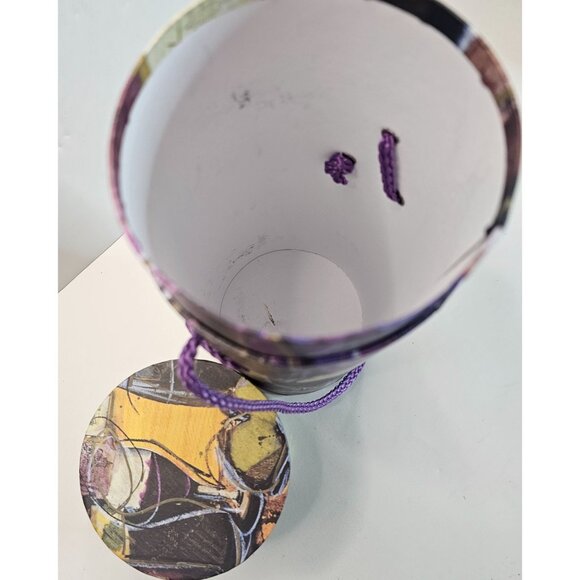 Decorative Empty Wine Gift Box With Lid & Handle 13" Tall Party Concepts 4.5" Wi - Picture 3 of 7